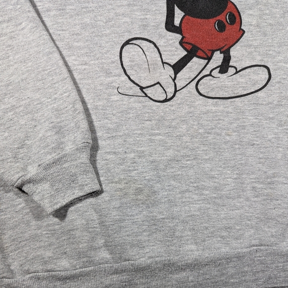 Vintage 80s Mickey Mouse Crewneck Sweatshirt Size XL Walt Disney - Picture 4 of 7